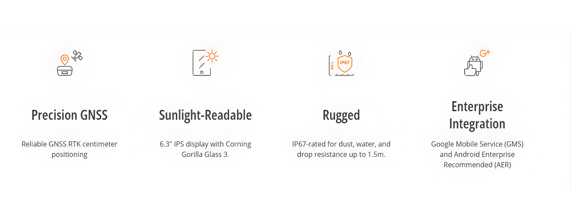 CHCNAV LT60H Rugged Smartphone with GNSS RTK Positioning