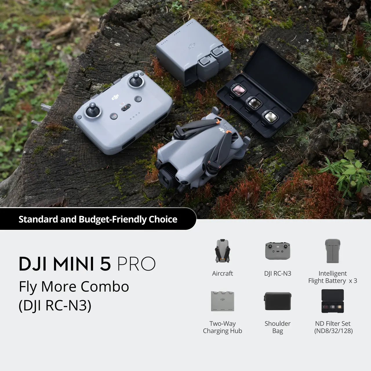 DJI Mini 5 Pro Fly More Combo (DJI RC-N3) DJI Mini 5 Pro Fly More Combo (DJI RC-N3)