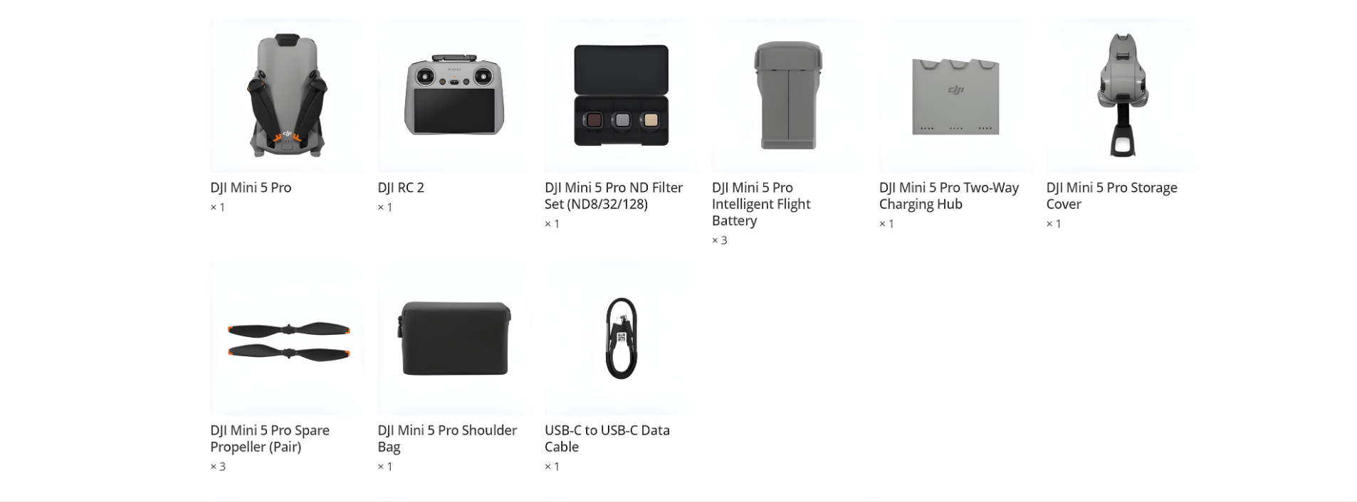 DJI Mini 5 Pro Fly More Combo (DJI RC 2)