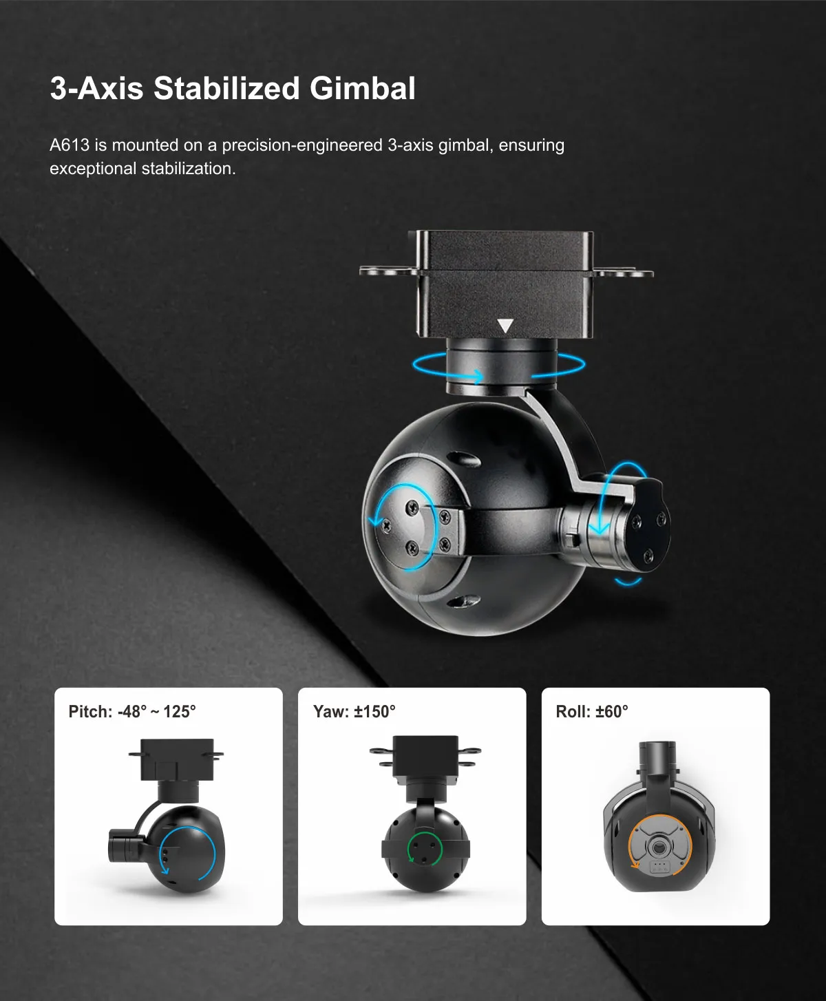 A613 Mini 3-Aixs Stabilizer Prime Lens