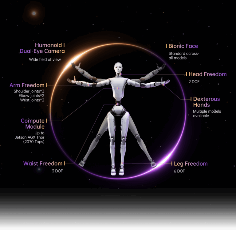 Unitree H2: The Future of Intelligent Humanoid Robot is a Model.