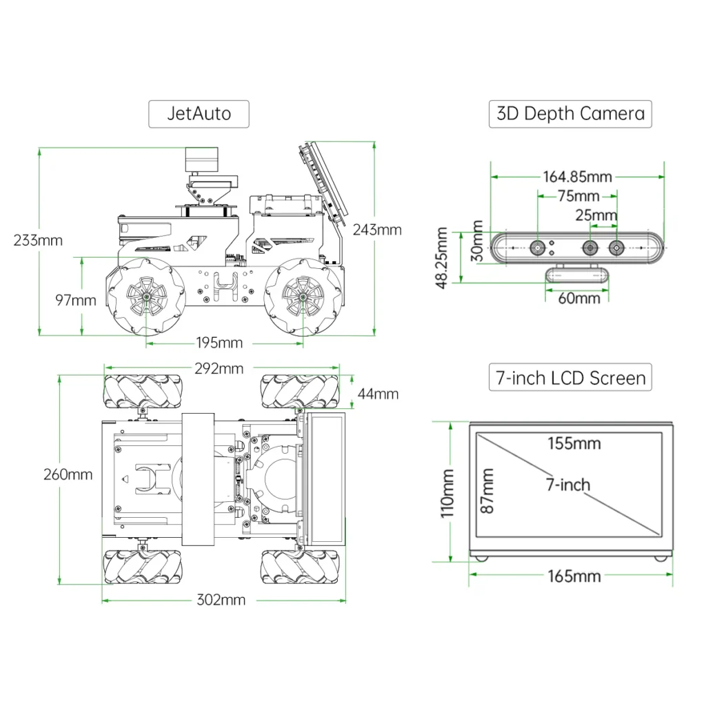 JetAuto Standard Kit – With Jetson Nano (4GB)