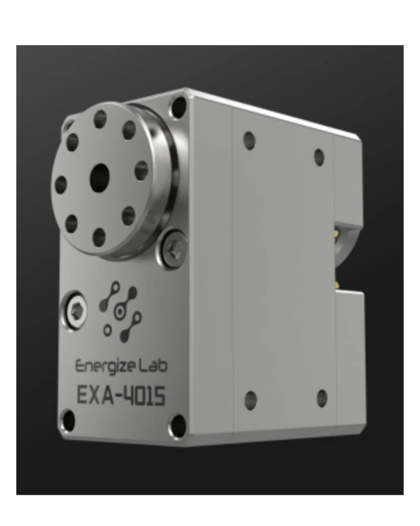 EXA-4015 compact servo installed in robotic gripper mechanism