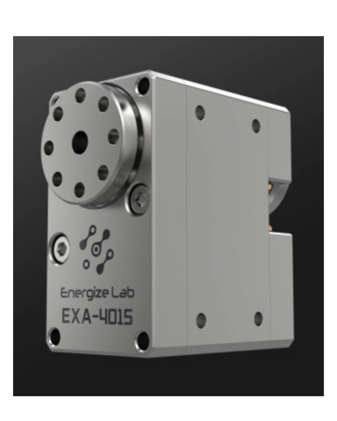 Energize Lab EXA-4015 servo motor angled housing detail