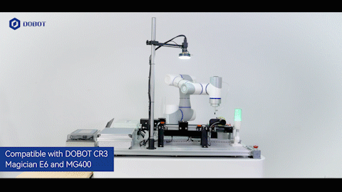 DOBOT Training Platform with PLC — conveyor belt control
