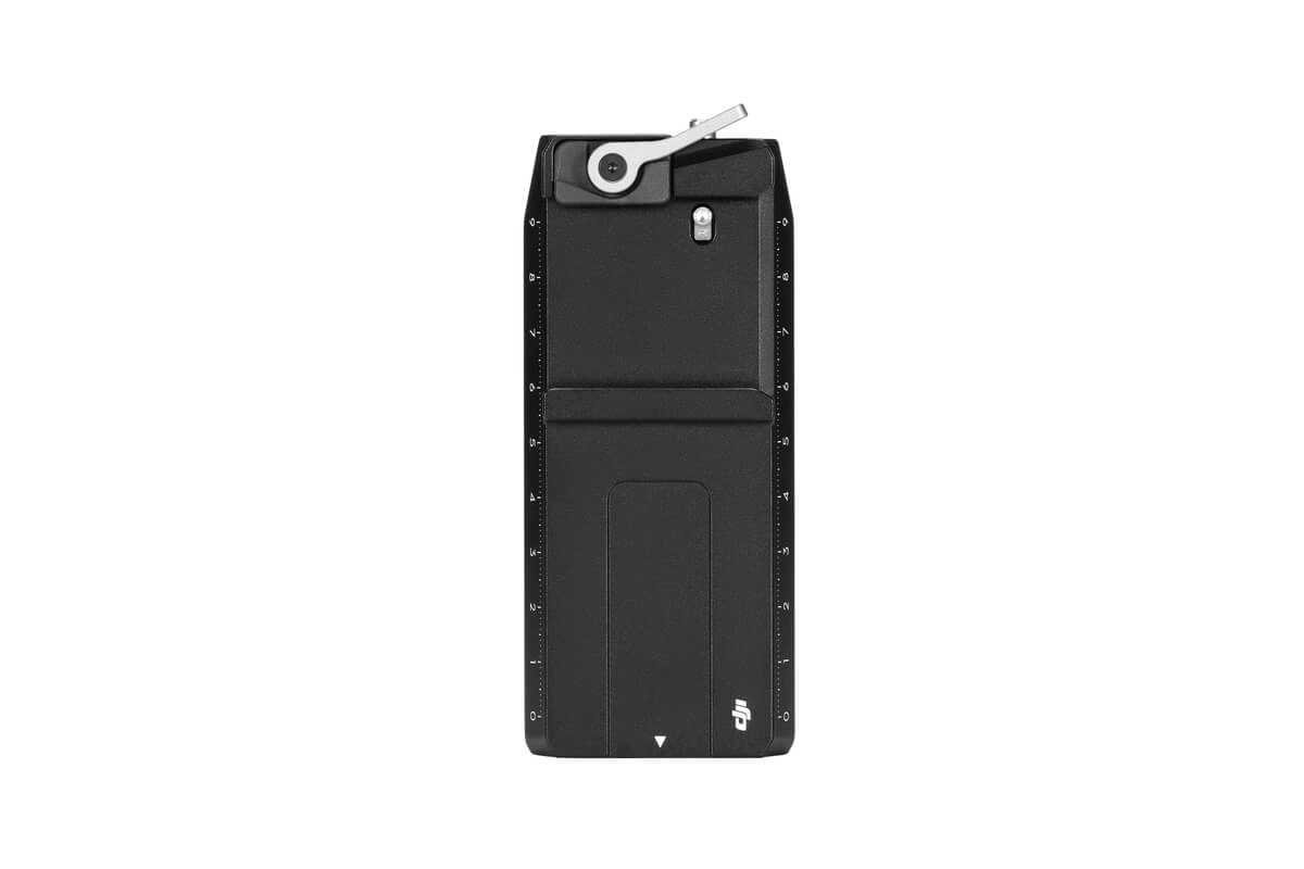 DJI RS Lower Quick-Release Plate scale markings close-up
