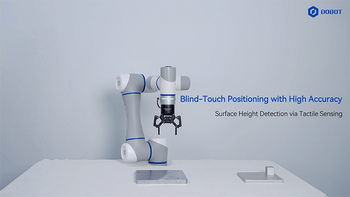 DOBOT CR20AF — blind-touch positioning