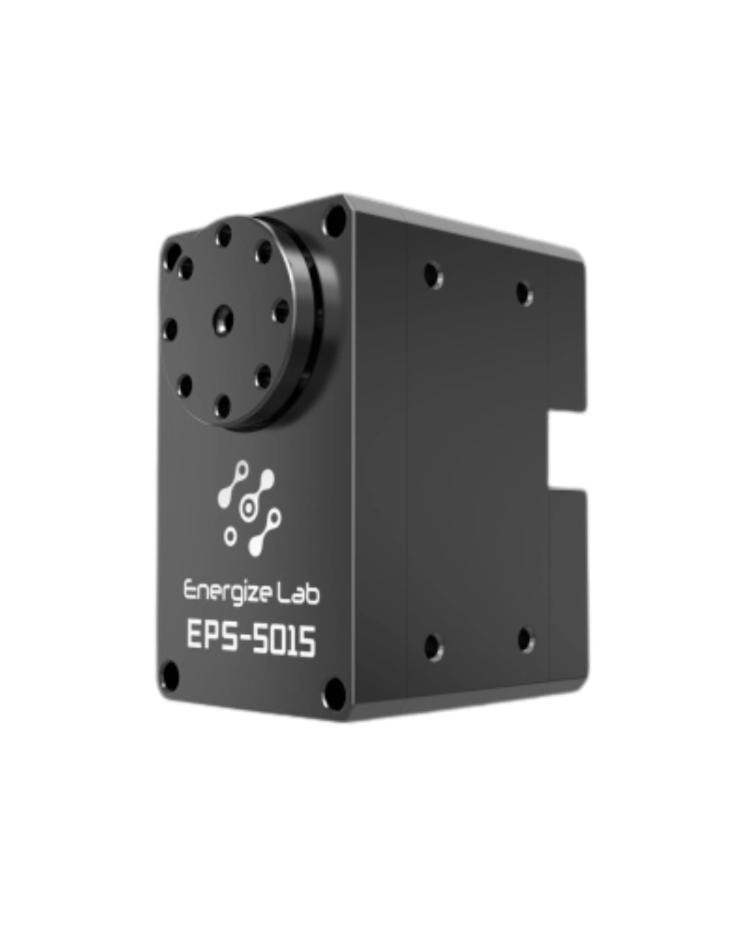EPS-5015 TTL Brushless Smart Servo Motor with visible Energize Lab logo and EPS-5015 label