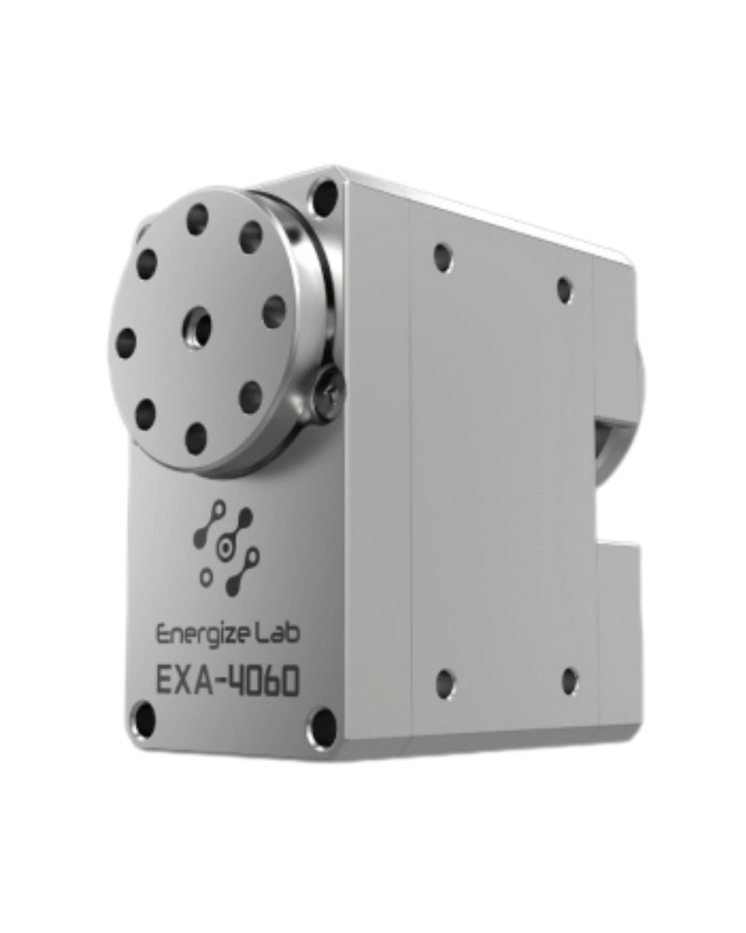 EXA-4060 Brushless Servo Motor with visible Energize Lab logo and EXA-4060 label