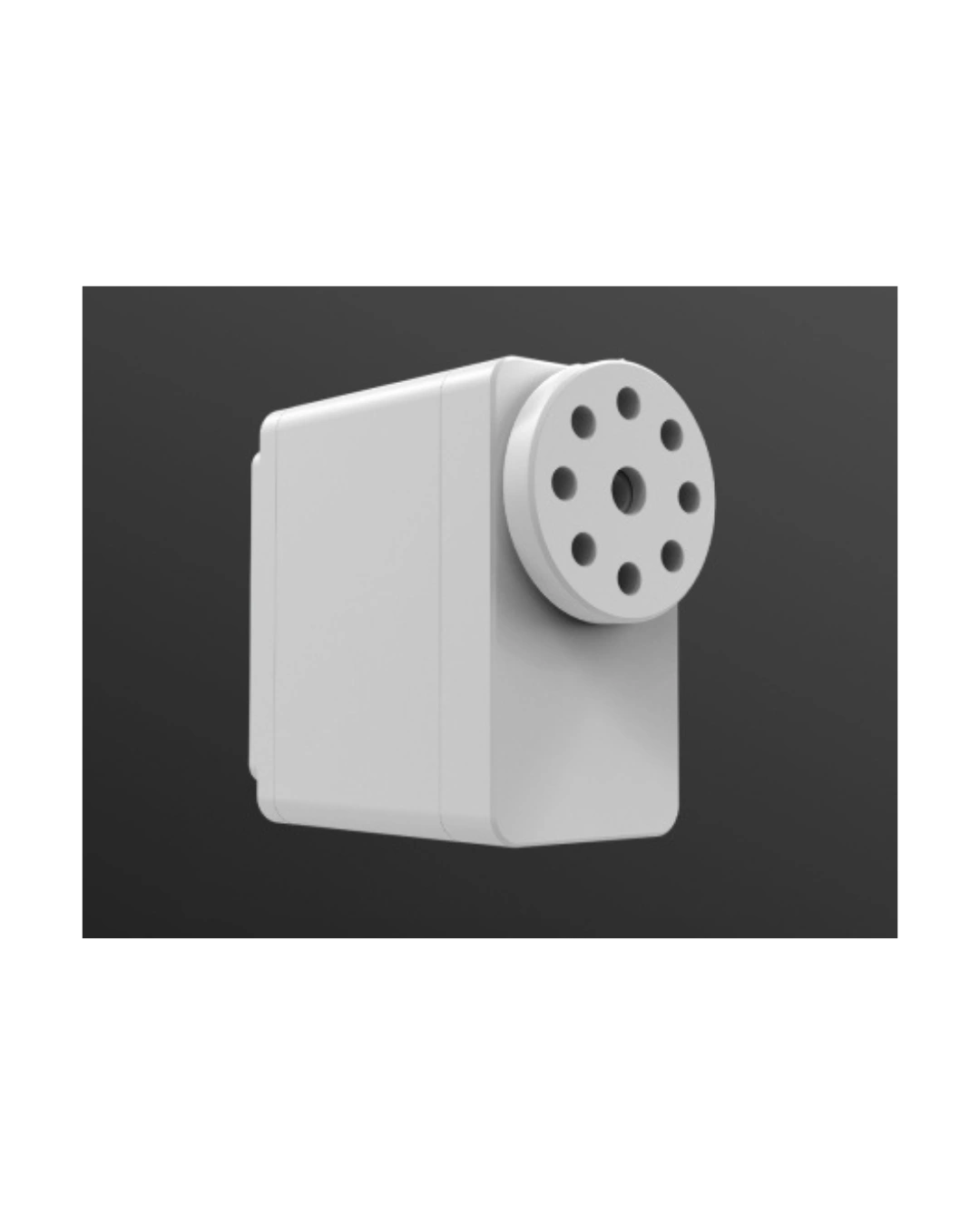 Energize Lab EM-2 servo motor output spline close-up