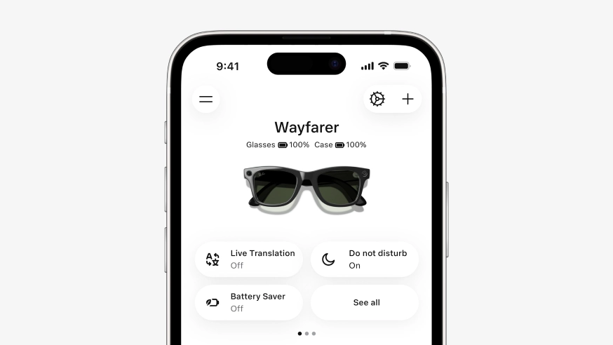 Manage it all in one place — Meta AI companion app