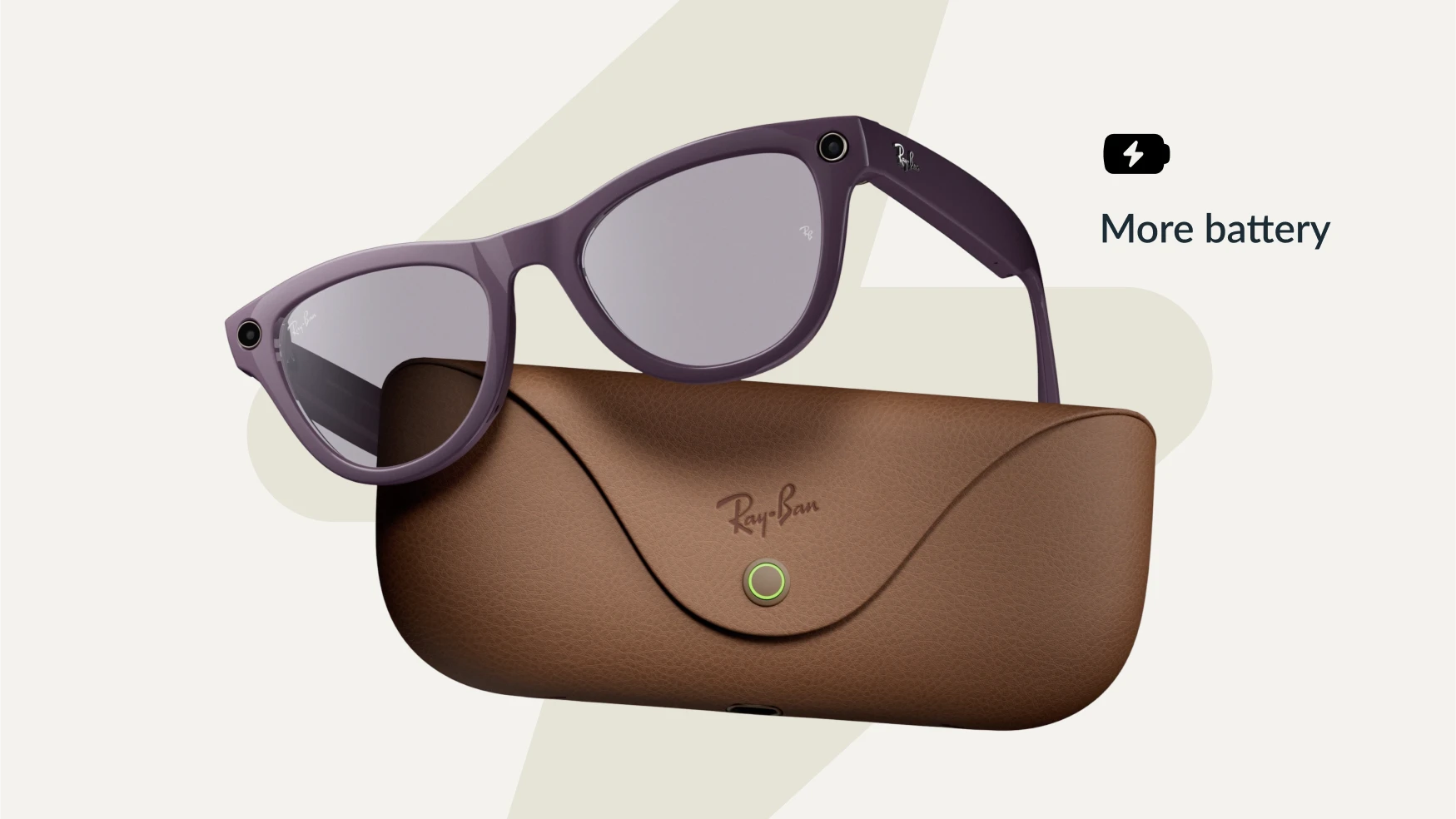 Power through your day — Ray-Ban Meta battery life