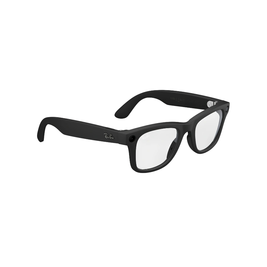 Ray-Ban Meta Wayfarer Smart Glasses with Meta AI (Matte Black)