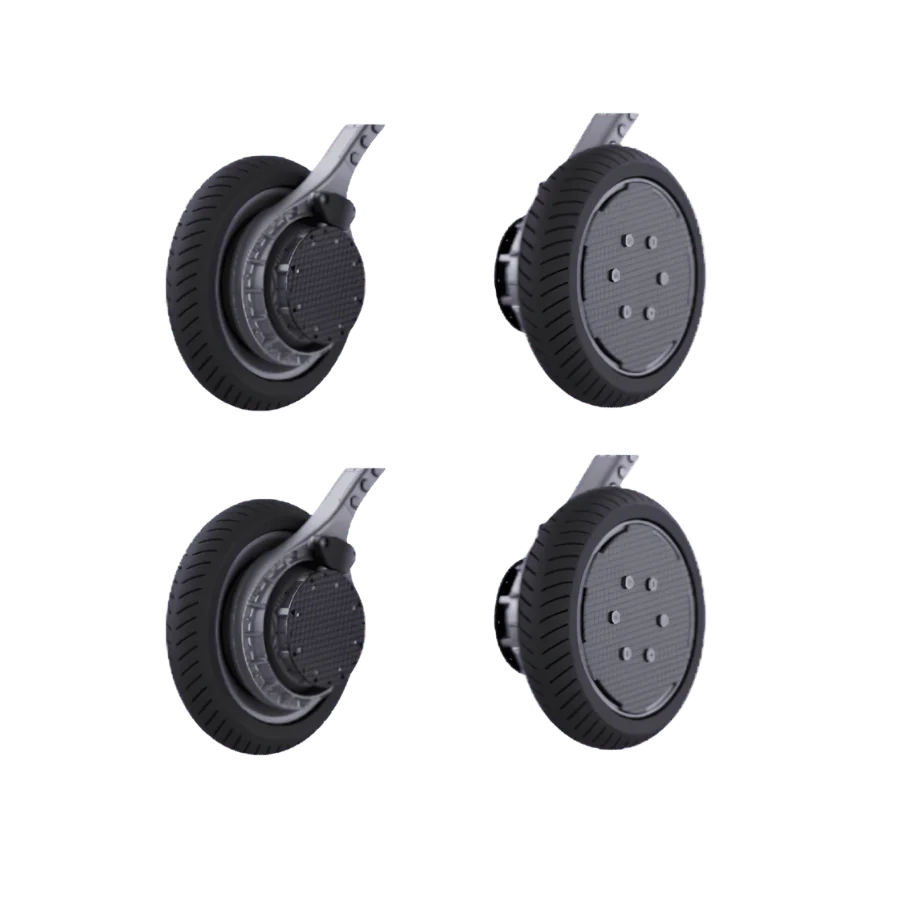 Unitree B2-W Four Wheel Components
