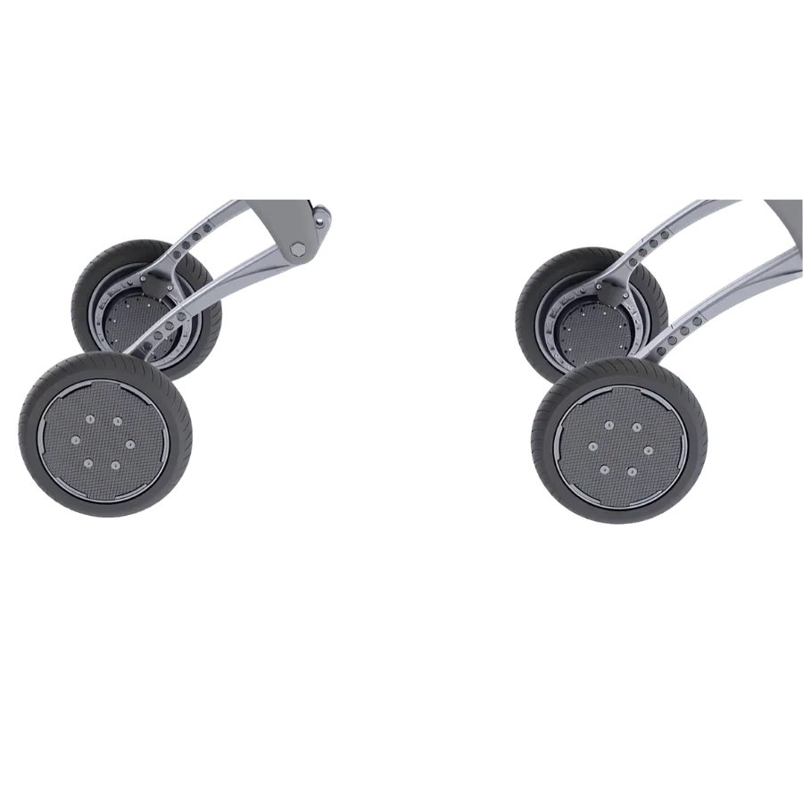 Unitree B2-W Wheel Components