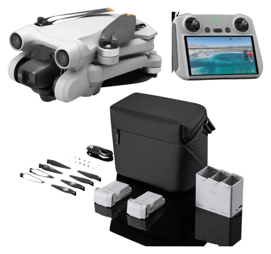 DJI Mini 3 Pro Drone Camera with Fly More Kit Plus