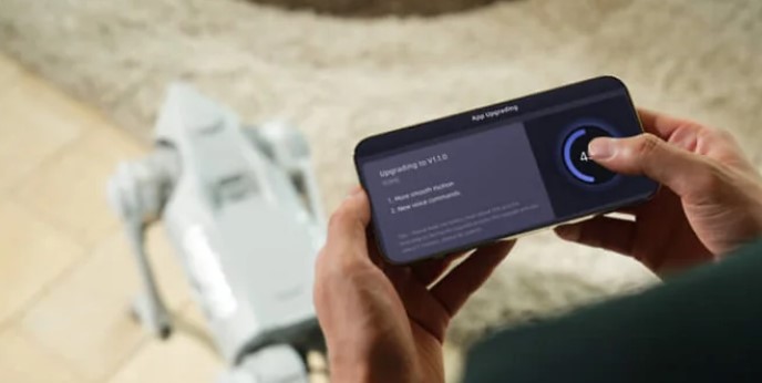 Unitree Go2 Ent-U2 screen remote control app interface
