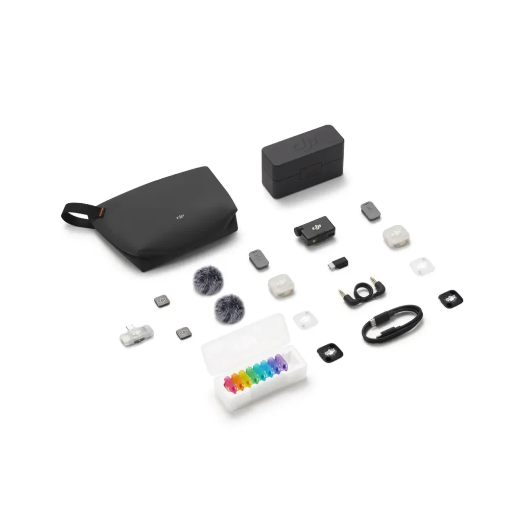 DJI Mic Mini 2S Combo (2 TX + 1 RX + Charging Case) + DJI Mic Series Mobile Receiver