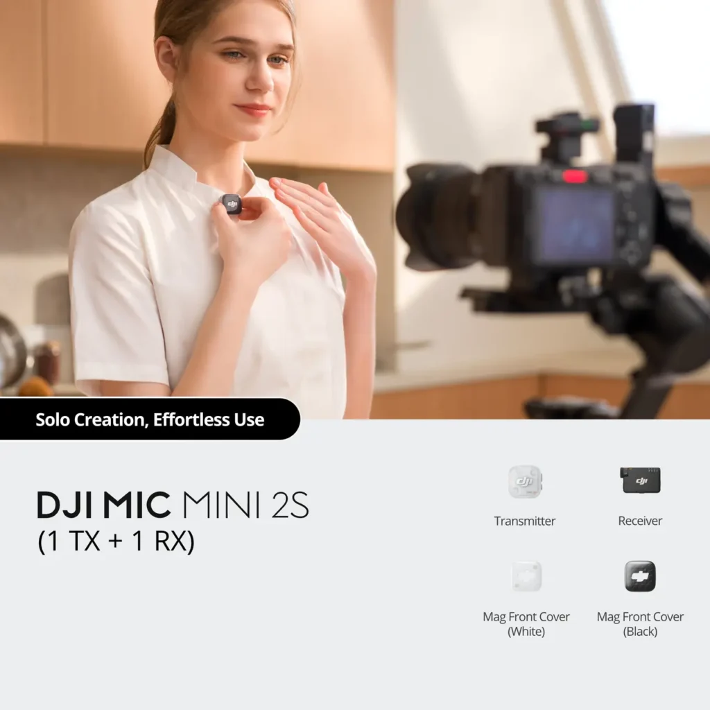 DJI Mic Mini 2S(1TX+1RX)