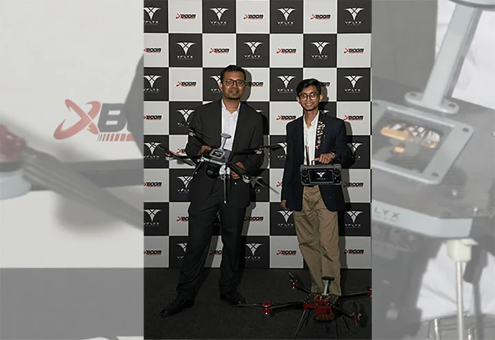 India Blooms — XBOOM launches VFLYX UAV technology company in Bangalore.