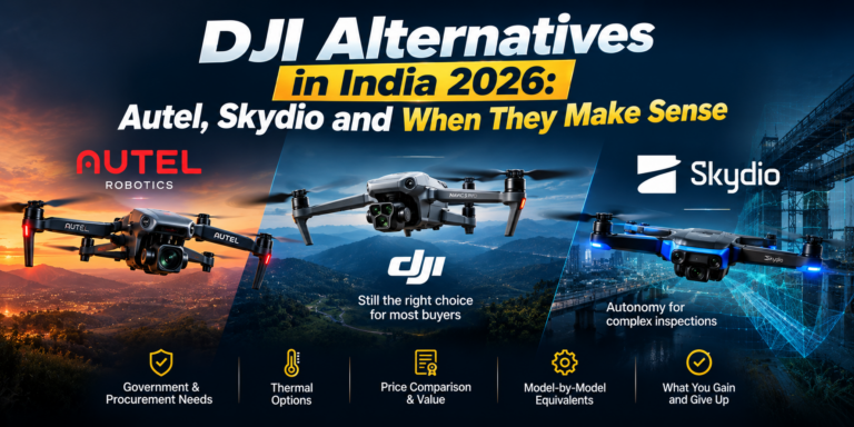DJI Alternatives in India 2026: Autel, Skydio and When They Make Sense