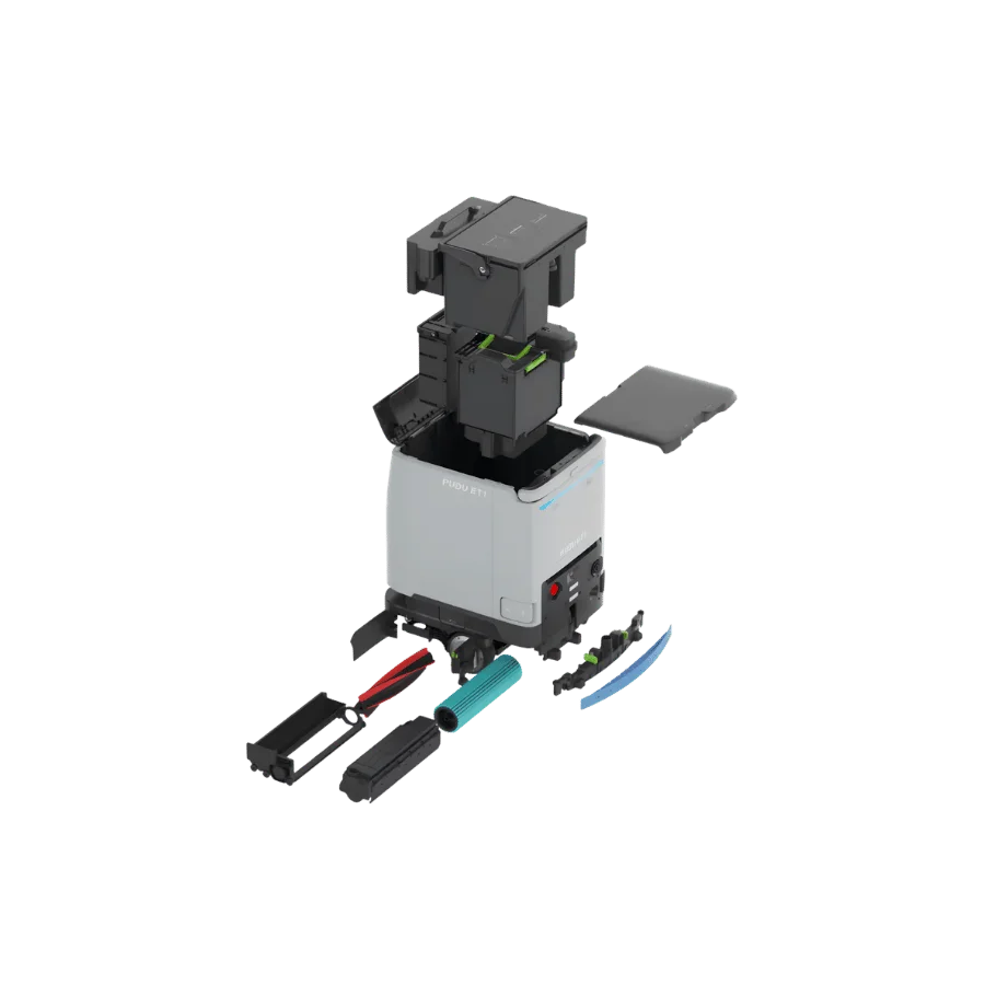 PUDU ET1 4-in-1 Scrubber-Dryer Robot