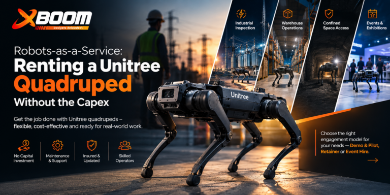Robots-as-a-Service: Renting a Unitree Quadruped Without the Capex