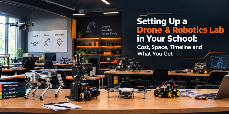 Setting Up a Drone & Robotics Lab in Your School: Cost, Space, Timeline and What You Get