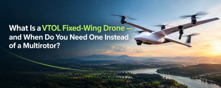 What Is a VTOL Fixed-Wing Drone — and When Do You Need One Instead of a Multirotor?