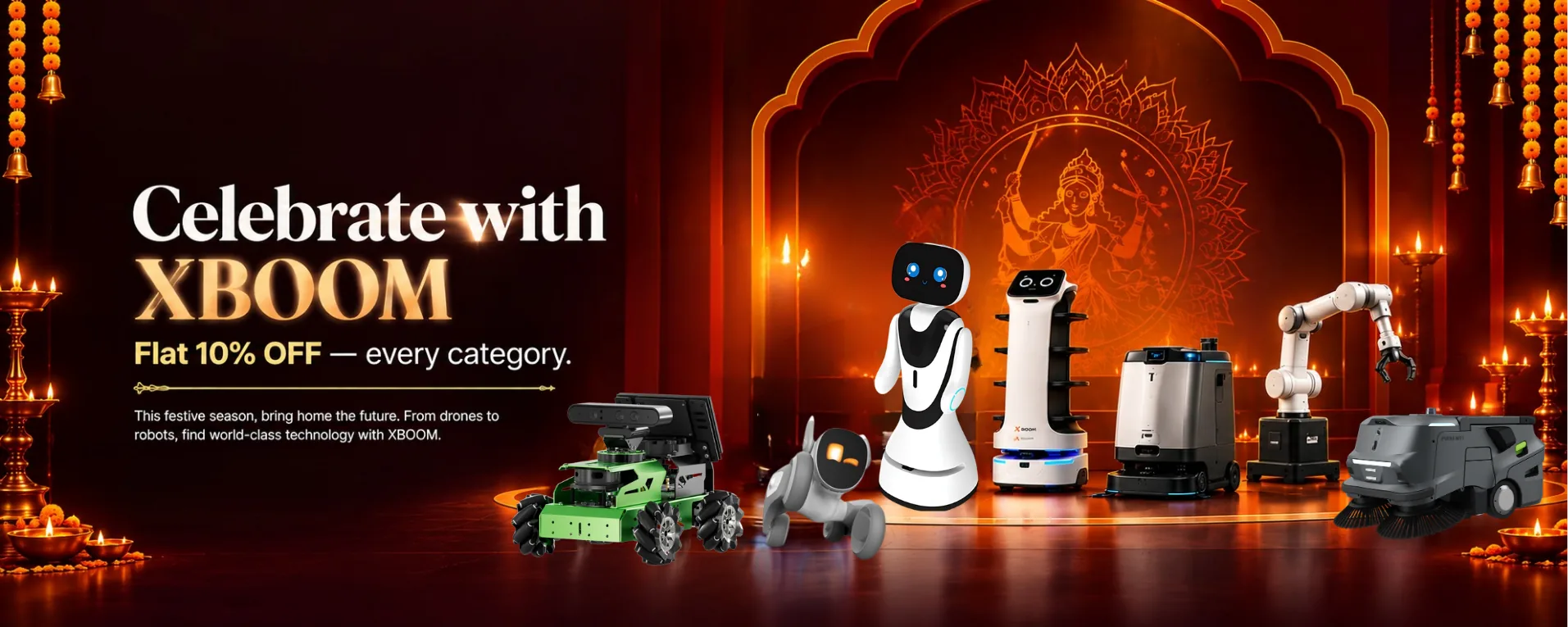 XBOOM Navratri Sale — Flat 10% off every category